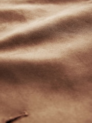 Tan Brown EDIT Faux Suede Wasitcoat - Image 8 of 8