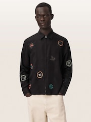 AllSaints Black Laurel Long Sleeve Shirt - Image 1 of 7