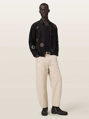 AllSaints Black Laurel Long Sleeve Shirt - Image 2 of 7