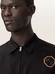 AllSaints Black Laurel Long Sleeve Shirt - Image 3 of 7