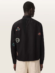 AllSaints Black Laurel Long Sleeve Shirt - Image 5 of 7
