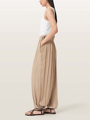 AllSaints Brown Eshe Trousers - Image 3 of 7