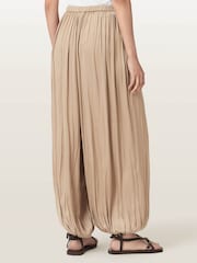 AllSaints Brown Eshe Trousers - Image 4 of 7