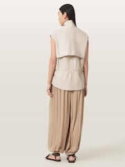 AllSaints Brown Eshe Trousers - Image 6 of 7