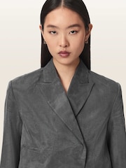 AllSaints Grey Marrlo Blazer - Image 4 of 9