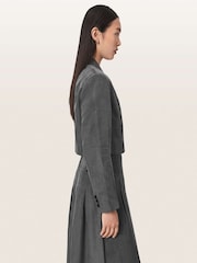 AllSaints Grey Marrlo Blazer - Image 5 of 9