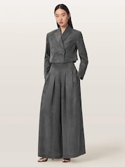 AllSaints Grey Marrlo Blazer - Image 7 of 9