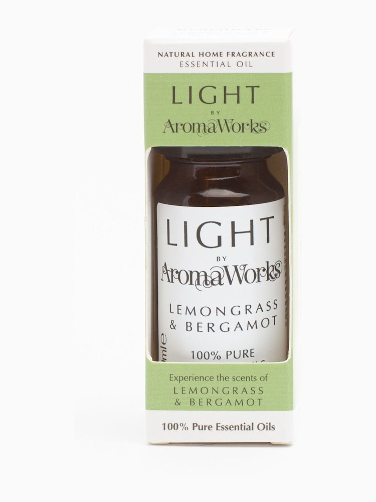AromaWorks Light Essential Lemongrass  Bergamont Oil 10ml - Image 2 of 2