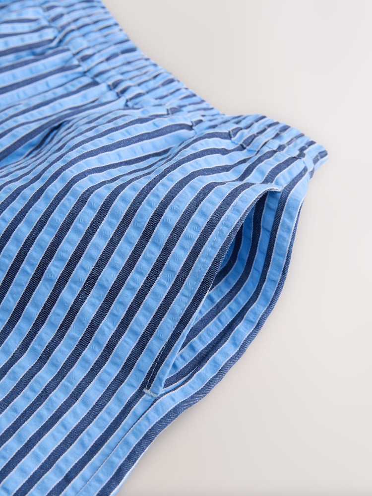 Blue Stripe Shorts (3-16yrs) - Image 5 of 5