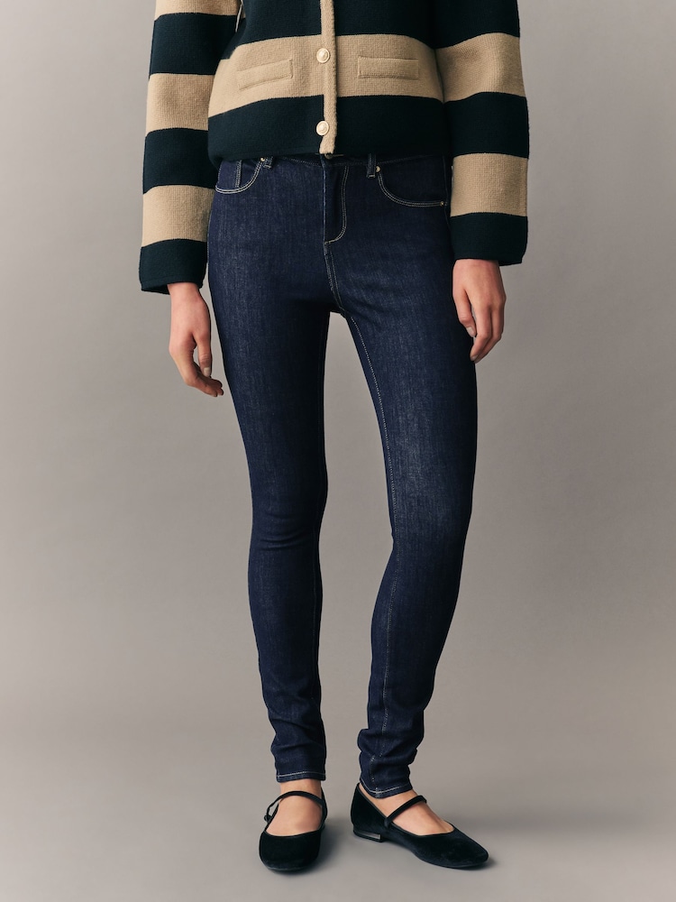 Rinse Wash Skinny 360° Stretch Jeans - Image 1 of 8