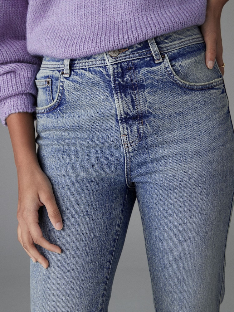 Mid Blue Mom Comfort Stretch Jeans - Image 5 of 7