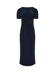 M&Co Blue Twist ITY Dress - Image 5 of 5