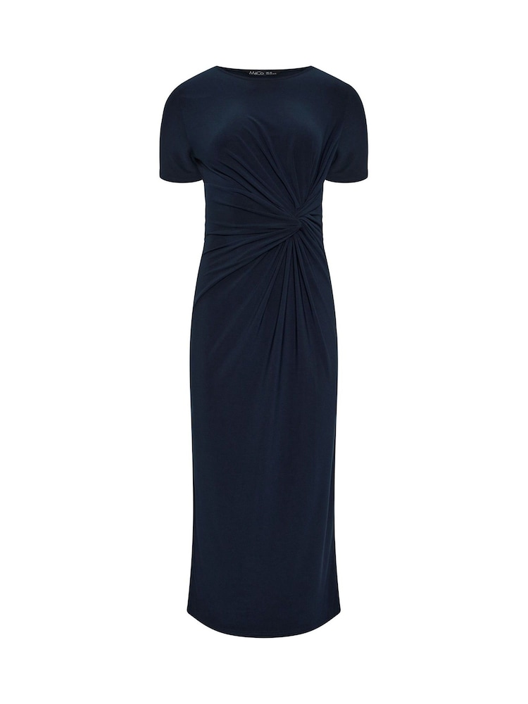 M&Co Blue Twist ITY Dress - Image 5 of 5