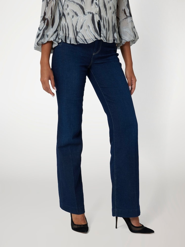 Guess Blue Faye High Waisted Jeans - Image 1 of 4