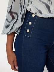 Guess Blue Faye High Waisted Jeans - Image 4 of 4