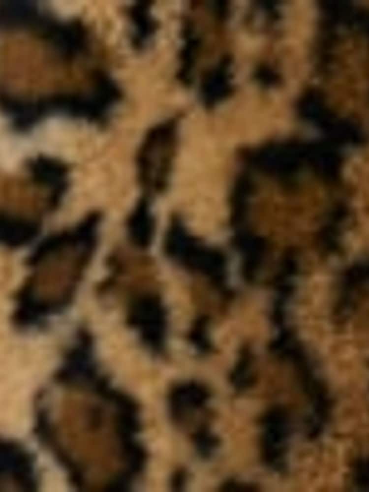 Guess Leopard Print Cecile Faux Fur Jacket - Image 4 of 4