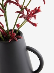 Red Artifical Kang Paw In Ceramic Vase - Image 4 of 4