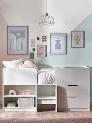 White Compton Kids Cabin Bed - Image 1 of 5