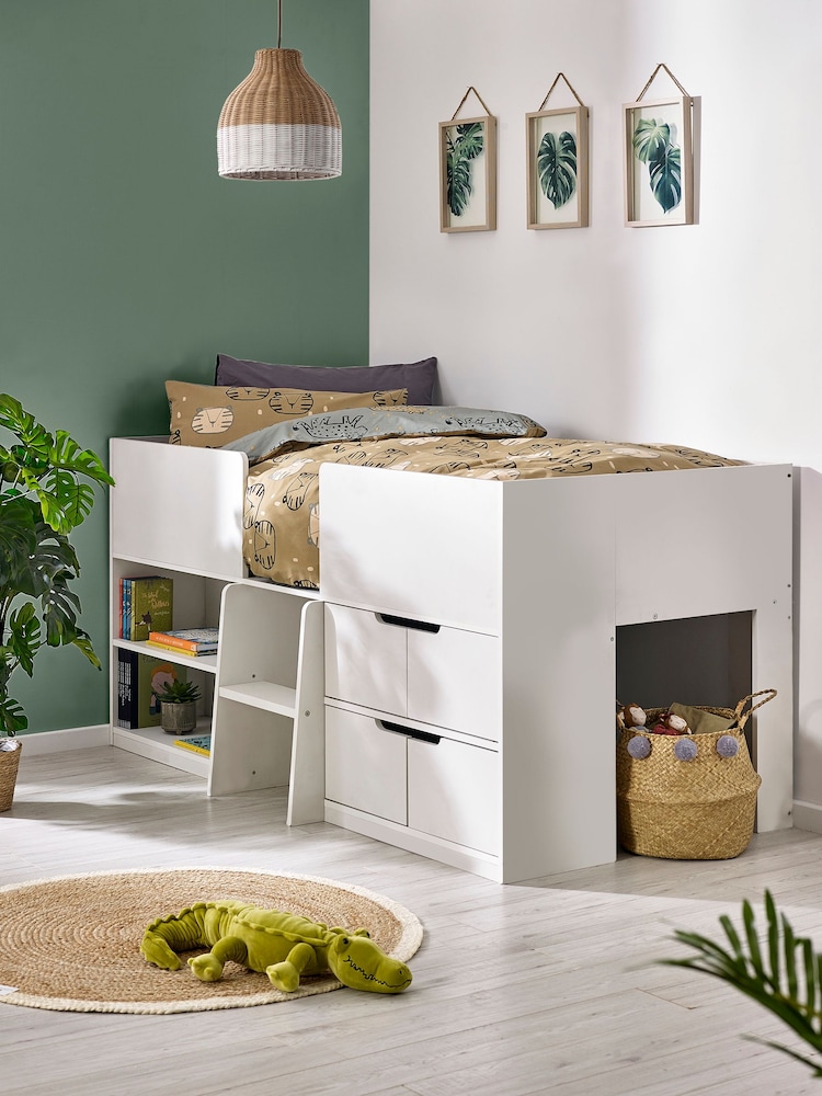 White Compton Kids Cabin Bed - Image 2 of 5