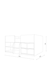 White Compton Kids Cabin Bed - Image 5 of 5