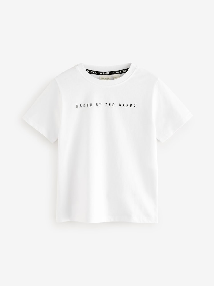Weiß - Baker by Ted Baker T-Shirts aus 100 % Baumwolle,5er-Pack - Bild 2 von 5 Weiß - Baker by Ted Baker T-Shirts aus 100 % Baumwolle,5er-Pack - Bild 2 von 5