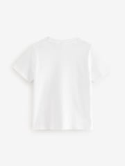 Bela - Baker by Ted Baker 100% Bombažna majica 5 Pakiranje - Slika 3 iz 5