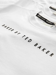 Bela - Baker by Ted Baker 100% Bombažna majica 5 Pakiranje - Slika 5 iz 5