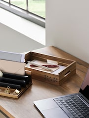 Dark Brown Bronx Best Dad Ever Wooden Desk Tidy - Image 2 of 5