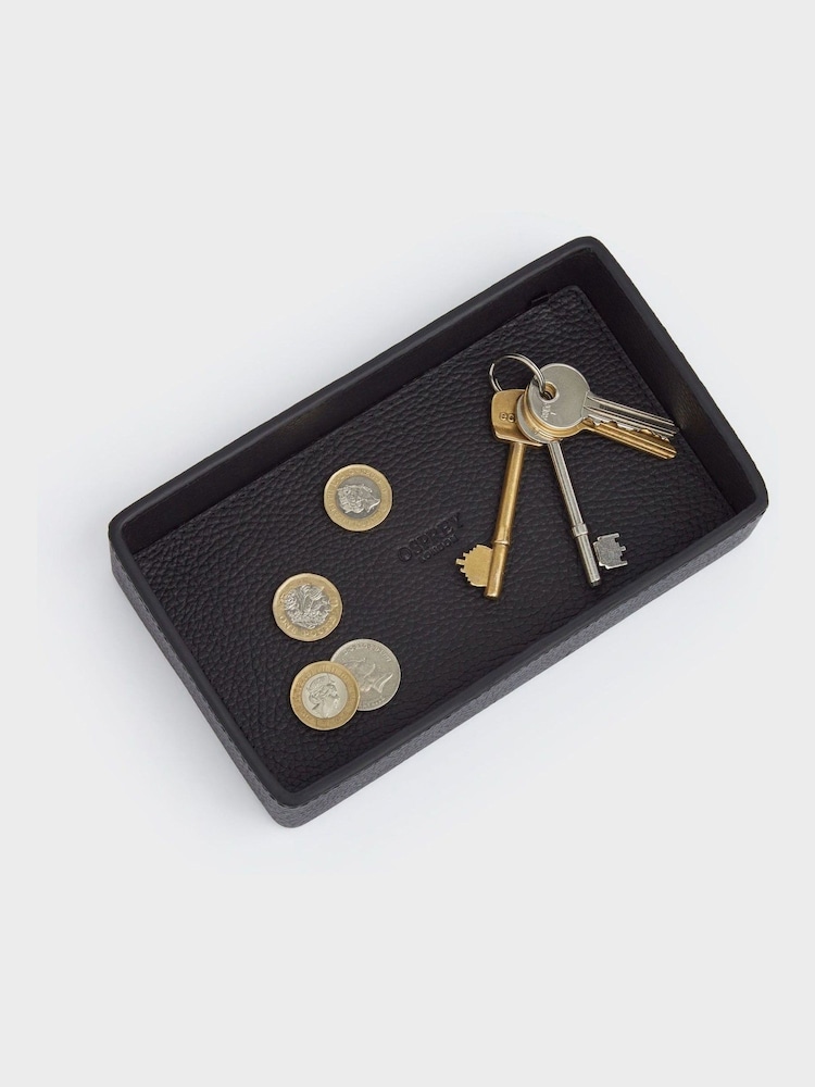 OSPREY LONDON The Forest Leather Coin Black Tray - Image 3 of 4