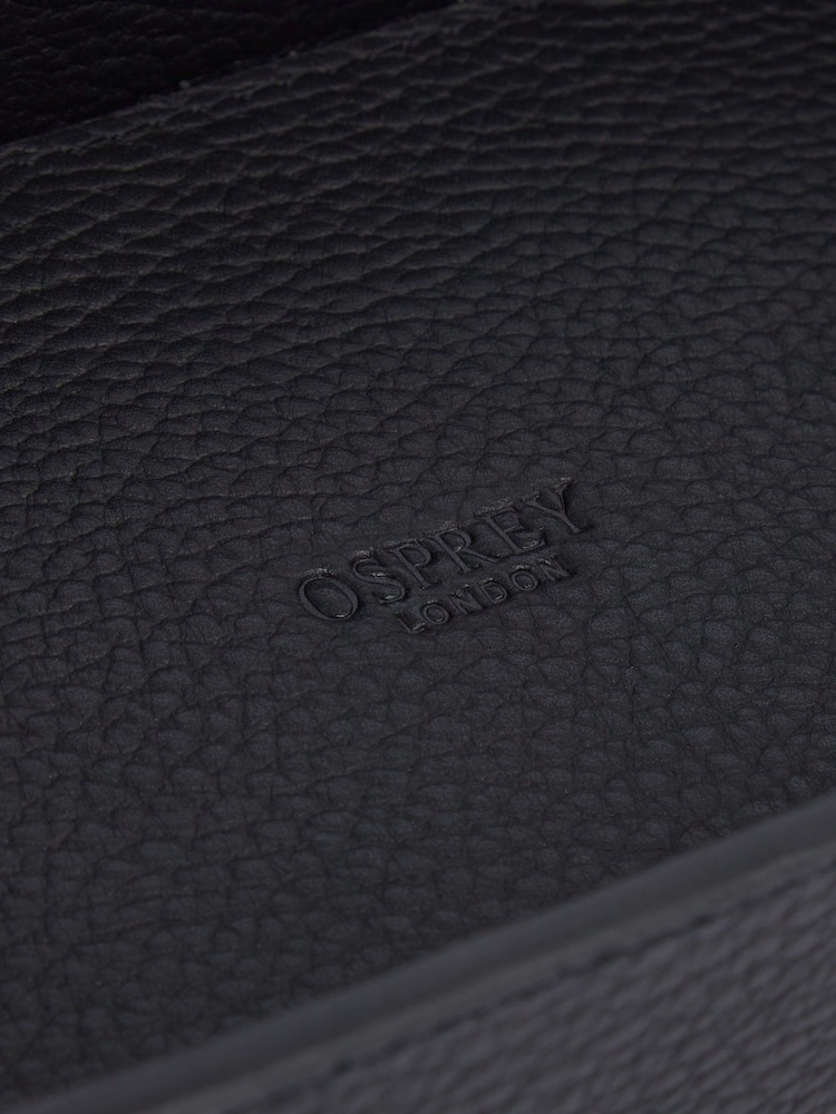 Osprey London – The Forest – Münzablage aus Leder in Schwarz - Bild 4 von 4