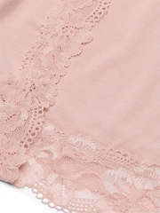 Victoria's Secret Pink Zinc Modal Lace Trim Robe - Image 4 of 4