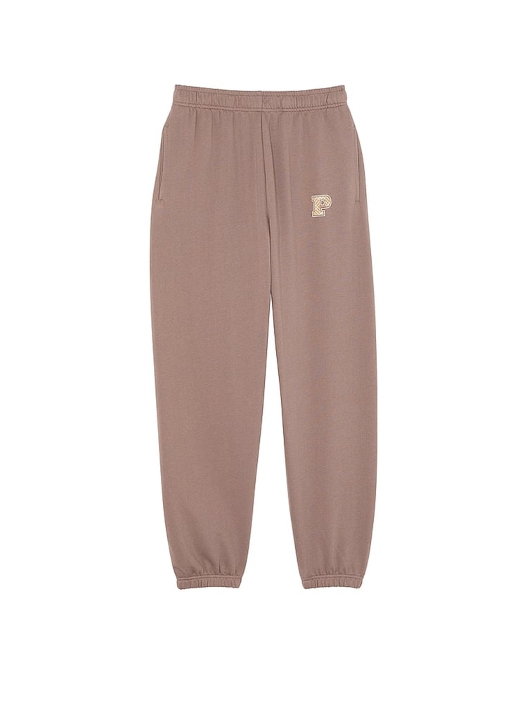 Victoria's Secret PINK Iced Coffee Brown Cuffed Fleece Joggers - Image 3 of 3