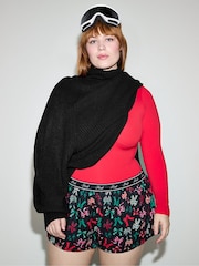 Victoria's Secret PINK Black Turtleneck Knitted Jumper - Image 4 of 4