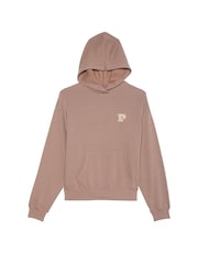 Victoria's Secret PINK Iced Coffee Brown Oversized Pullover Hoodie - Image 3 of 3
