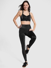 Victoria's Secret PINK Black Shine Leggings - Image 1 of 3