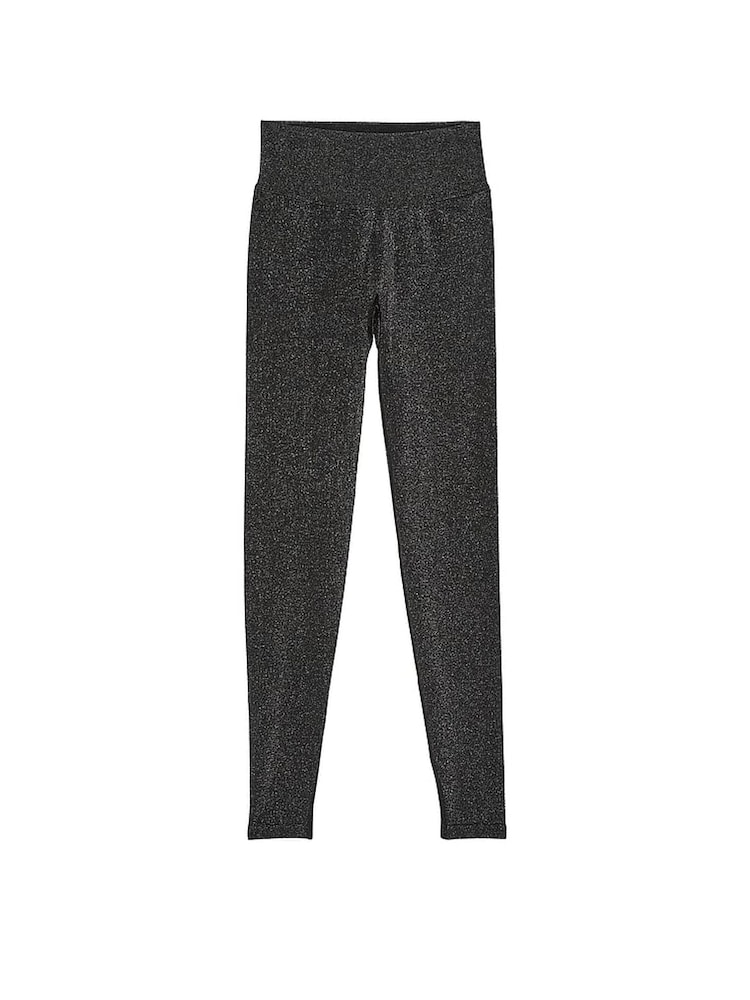 Victoria's Secret PINK Black Shine Leggings - Image 3 of 3