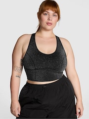 Victoria's Secret PINK Black Shine Sports Bra - Image 1 of 3