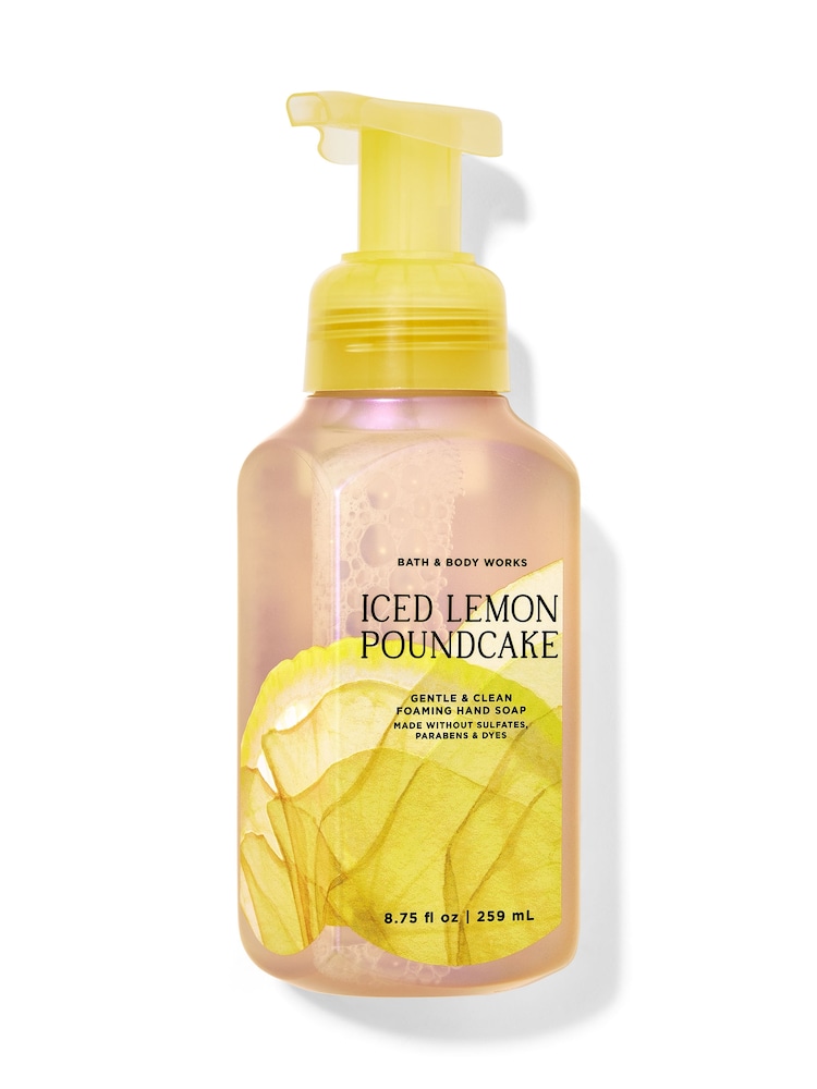 Bath & Body Works Iced Lemon Pound Cake Gentle &amp; Clean Foaming Hand Soap 8.75 fl oz / 259 mL - Image 1 of 1