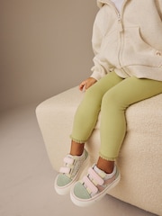 Floral verde salvia - Touch Fasten Strap Printed Trainers - Imagen 1 de 6