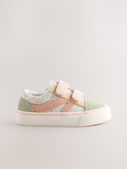 Floral verde salvia - Touch Fasten Strap Printed Trainers - Imagen 3 de 6