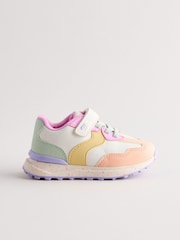 Multi Bright Elastic Lace Trainers - Image 2 of 5