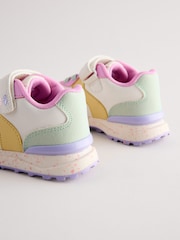 Multi Bright Elastic Lace Trainers - Image 4 of 5