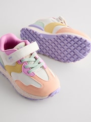 Multi Bright Elastic Lace Trainers - Image 5 of 5