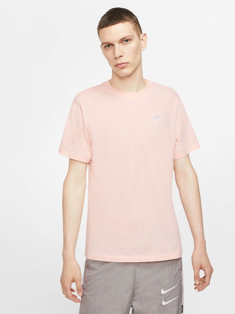 Nike Pink Club T-Shirt - Image 1 of 6