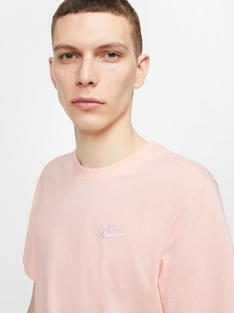 Nike Pink Club T-Shirt - Image 3 of 6