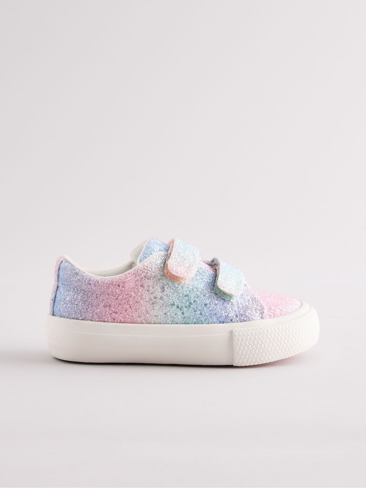 Arcoíris con purpurina - Zapatillas de deporte gruesas con cierre de Velcro - Imagen 2 de 5 Arcoíris con purpurina - Zapatillas de deporte gruesas con cierre de Velcro - Imagen 2 de 5