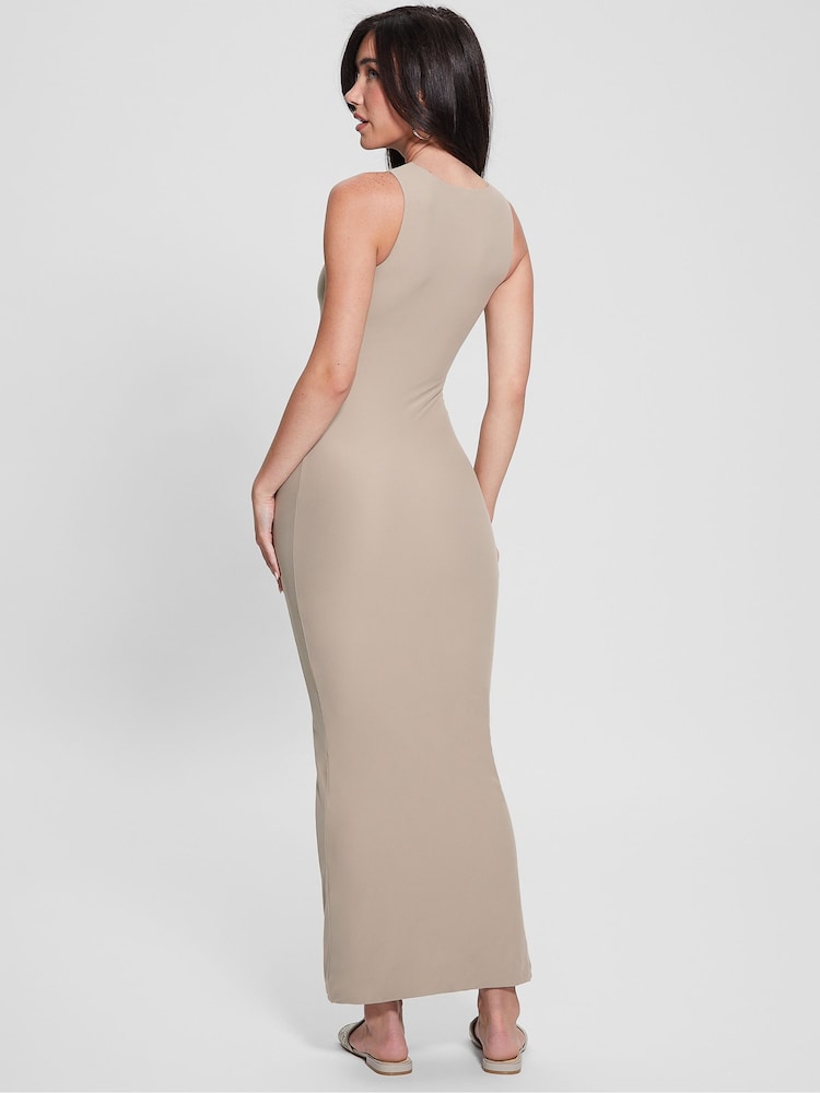 Guess Kim Bodycon Logo Tank Dress - Image 2 of 4