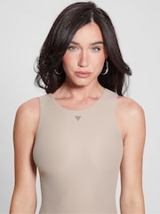 Guess Kim Bodycon Logo Tank Dress - Image 4 of 4