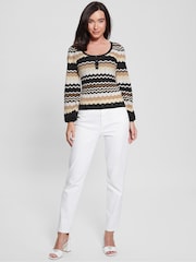 Guess Virginia Crochet Black Jumper - Image 2 of 4