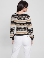 Guess Virginia Crochet Black Jumper - Image 4 of 4